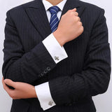 Vintage Cross Metal Cufflinks Religious Personalized Men's Business
