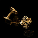 Vintage Cross Metal Cufflinks Religious Personalized Men's Business