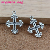 Vintage Crucifix Cross Charms Pendants 100Pcs 15x20mm Zinc Alloy Jewelry DIY