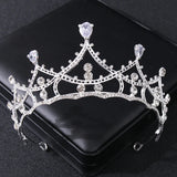 Vintage Crystal Rhinestone Prom Tiaras Crown for Women Queen Wedding