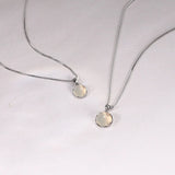 Vintage Crystal Silver Clavicle Chain Necklace For Women Girls