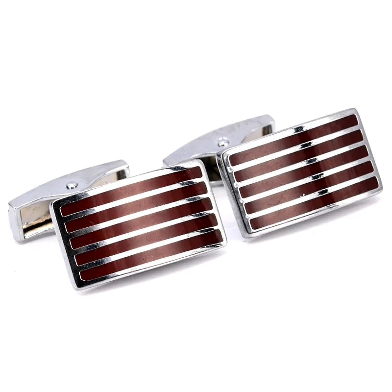 Vintage Cufflinks For Mens Jewelry Shirt Cufflinks RED Cuff Link High Wedding