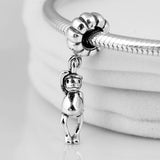 Vintage Chinese Zodiac Pendant Charm 925 Sterling Silver Animal Bead DIY Jewelry