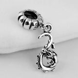 Vintage Chinese Zodiac Pendant Charm 925 Sterling Silver Animal Bead DIY Jewelry