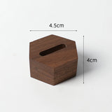 Vintage Walnut Wood Jewelry Display Stand Storage Column