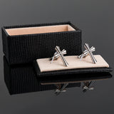 Vintage Cross Cufflinks for Men Classic Suit Shirts Buttons Wedding Accessories