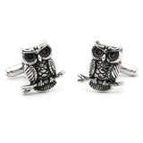 Vintage Owl Cufflinks For Men Copper Material Cuff Links