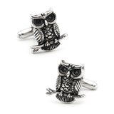Vintage Owl Cufflinks For Men Copper Material Cuff Links