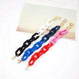 Colorful Acrylic Chunky Chain Bracelets Punk Jewelry