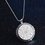 Vintage Earl Palace 925 Silver Chain Locket Pendant Necklace