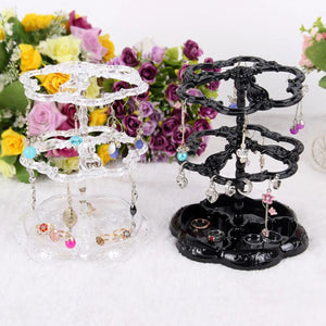 Vintage Earring Jewelry Organizer Ring Holder Tray