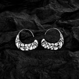 Vintage Lozenge Shaped Earrings 925 Sterling Silver Jewel