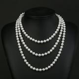 Vintage Freshwater Pearl Beaded Choker Necklace for Women