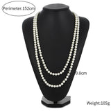 Vintage Freshwater Pearl Beaded Choker Necklace for Women