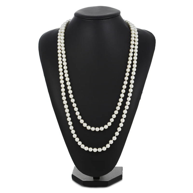 Vintage Freshwater Pearl Beaded Choker Necklace for Women