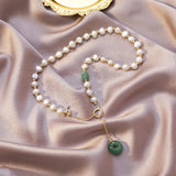 Vintage Reiki Healing Jades Stone Choker Necklaces