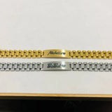 Vintage Engraving ID Name Bracelets Stainless Steel Customed Letter Watch