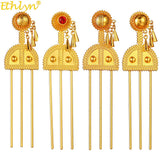 Vintage Ethiopian Hair Sticks African Bridal Wedding Hairpins Hair Clip