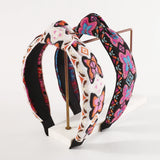 Ethnic Embroidery Butterfly Hairband Turban Headwear