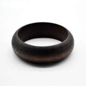 Vintage Ethnic Wooden Bangles Wide Bracelet Jewelry Gift