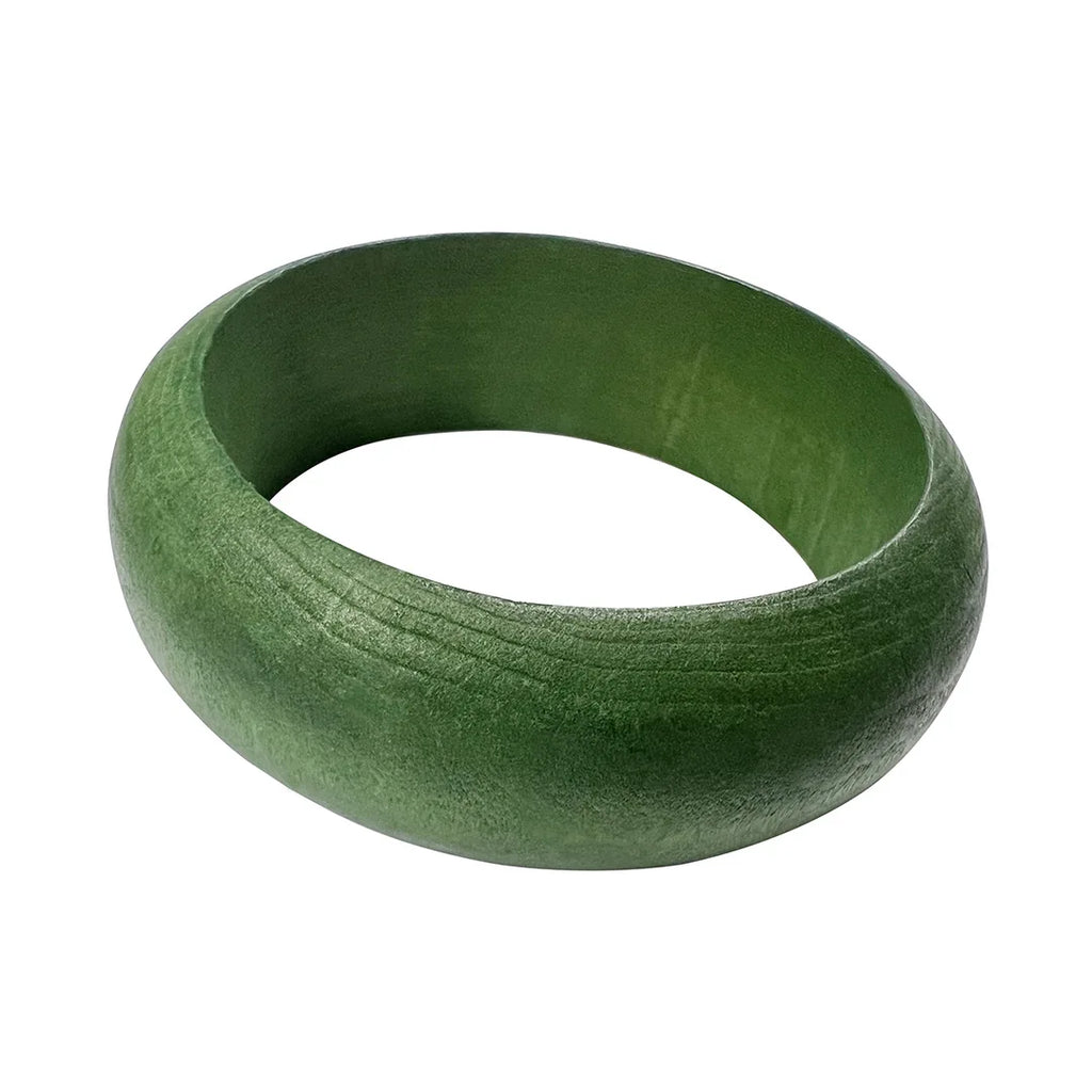 Vintage Ethnic Wooden Bangles Wide Bracelet Jewelry Gift