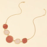 Boho Round Pendant Choker Necklace