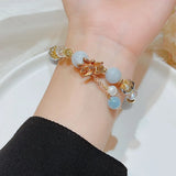 Vintage Crystal Stone Bracelet Women Jewelry
