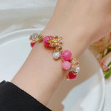 Vintage Crystal Stone Bracelet Women Jewelry