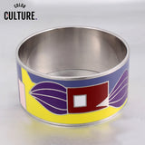 Vintage Indian Wide Bangles for Women Titanium Big Bracelet
