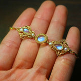 Vintage Zircon Bracelet Open Bangle Banquet Jewelry Gift