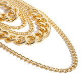 Bohemian Thick Chain Pendant Necklace for Women