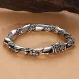 Vintage Pattern Cylinder Twist Pin Buckle Bracelet