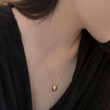 Vintage Coffee Beans 925 Sterling Silver Pendant Necklace Women Gift Jewelry