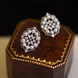 Vintage Silver Pearl Ring for Women