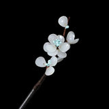 Vintage Flower Hair Chopsticks Hairpin Retro Chinese Wedding Hair Sticks