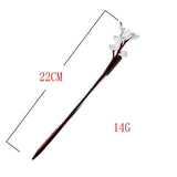 Vintage Flower Hair Chopsticks Hairpin Retro Chinese Wedding Hair Sticks