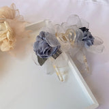 Vintage Flower Hair Clip Mesh Flower Hair Claw Clip