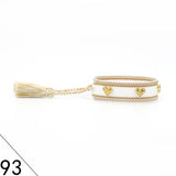 Vintage Friendship Bracelets Woven Arm Stacked Bracelet Jewelry Gift
