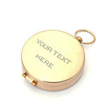 Vintage G50 Portable Compass Personalised Camping Hiking Pocket Copper Compass