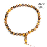 Vintage Tiger's Eye Stone Beads Handmade Rosary Bracelet