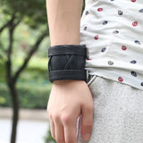 Vintage Wide Cuff Leather Bracelet Belt Punk Rock Retro Jewelry Cowhide Bangle