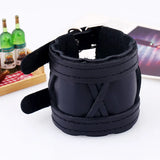 Vintage Wide Cuff Leather Bracelet Belt Punk Rock Retro Jewelry Cowhide Bangle