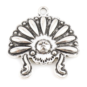 Vintage Cactus Charms Antique Silver Metal Pendants DIY Jewelry Findings