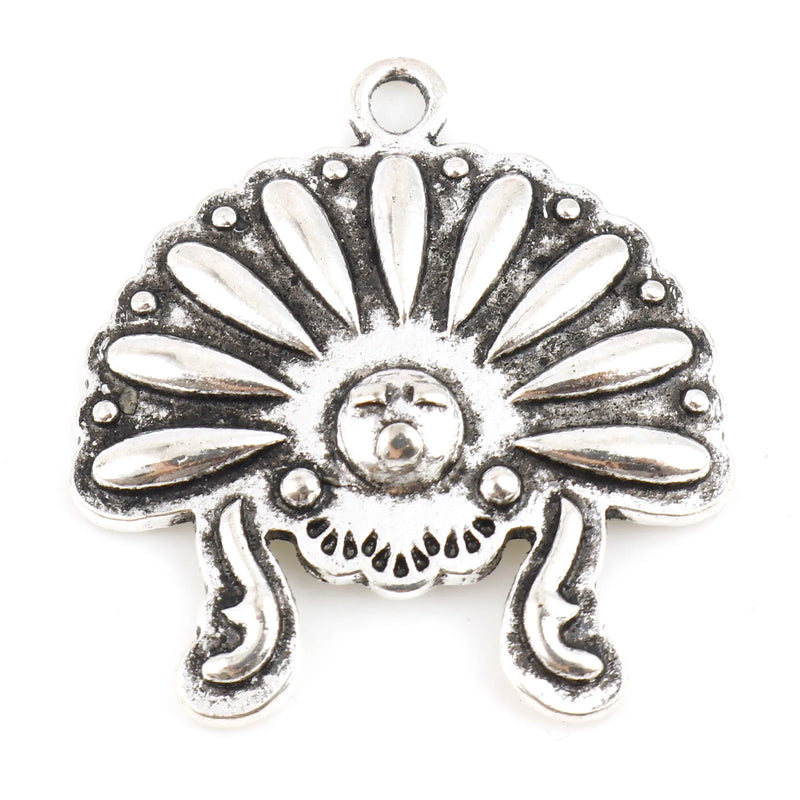 Vintage Cactus Charms Antique Silver Metal Pendants DIY Jewelry Findings