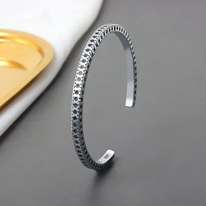 Vintage Geometric Cuff Charm Bracelet & Bangle For Women Men