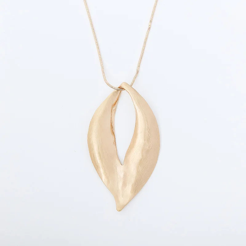 Vintage Geometric Long Chains Collar Necklace for Women
