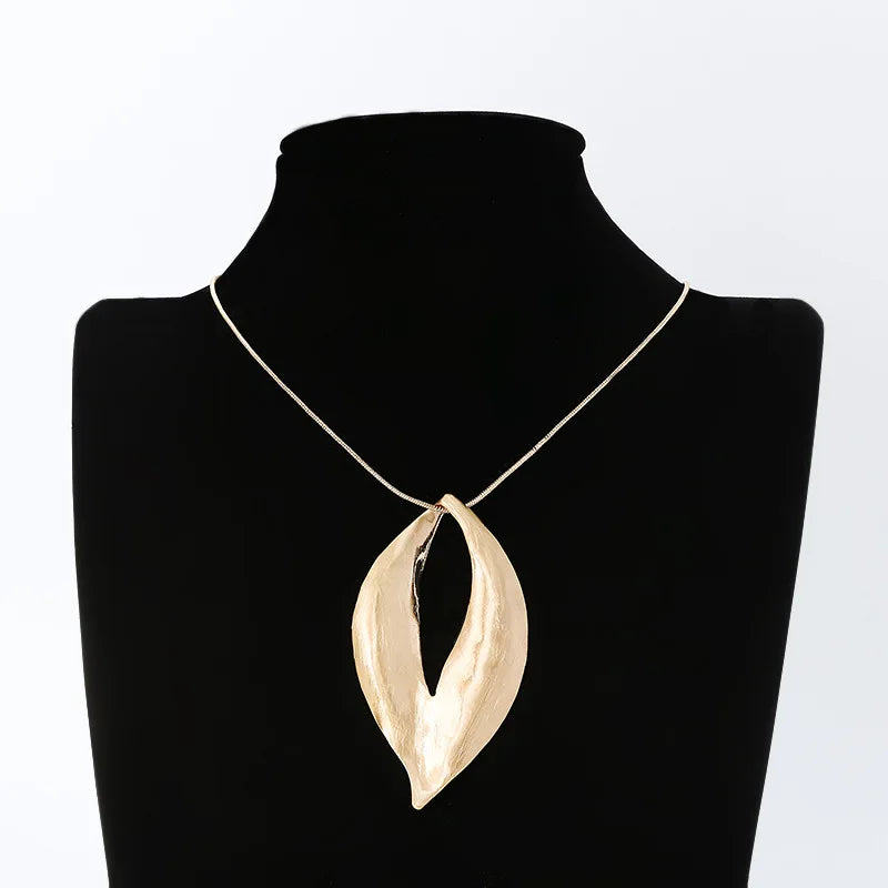 Vintage Geometric Long Chains Collar Necklace for Women