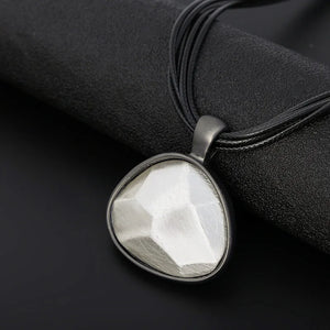 Vintage Geometric Pendants Goth Chokers Collar Necklace
