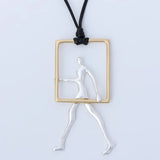 Vintage Geometric Collares Necklace for Women