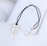 Vintage Geometric Collares Necklace for Women